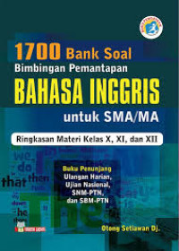 Image of 1700 Bank Soal Bimbingan Pemantapan Bahasa Inggris
