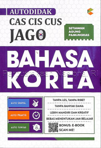 Image of Autodidak cas cis cus jago bahasa Korea