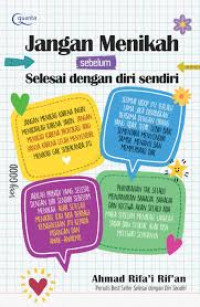 Image of Jangan menikah sebelum selesai dengan diri sendiri