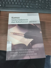 Image of Kamus Sastra Indonesia dan Kebahasaan
