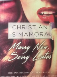 Image of Marry Now, Sorry Later