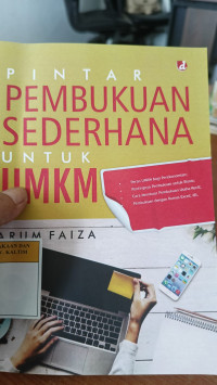 Image of Pintar Pembukuan Sederhana Untuk UMKM