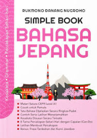 Image of Simple book bahasa Jepang /