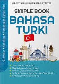 Image of simple book bahasa turki