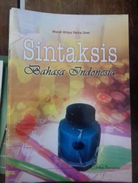 Image of Sintaksis Bahasa Indonesia